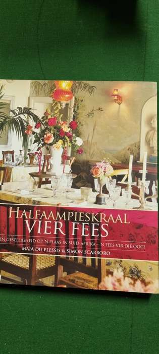Halfaampieskraal vier fees. Maia Du Plessis, Simon Scarboro.