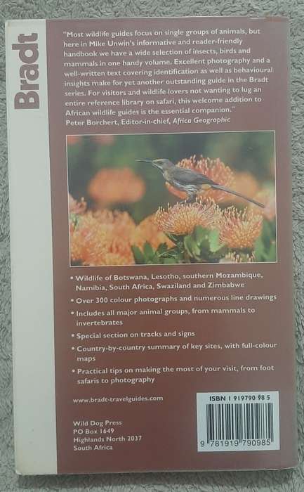 Southern African Wildlife: An essential guide to animals and their behaviour  Author: Mike Unwin