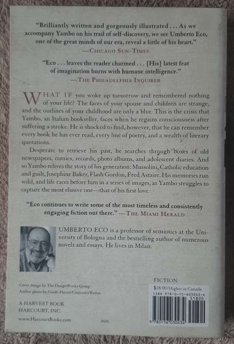 The Mysterious Flame of Queen Loana  Author: Umberto Eco