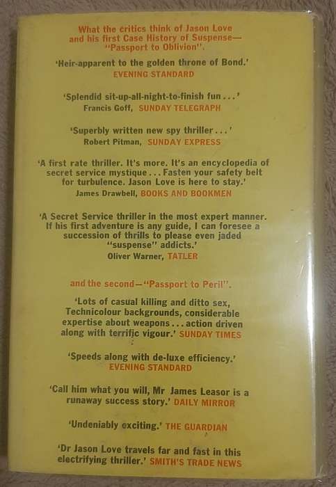 Passsport in Suspense Author: James Leasor