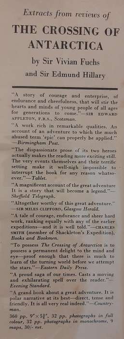 Antarctic Adventure  Author: Sir Vivian Fuchs