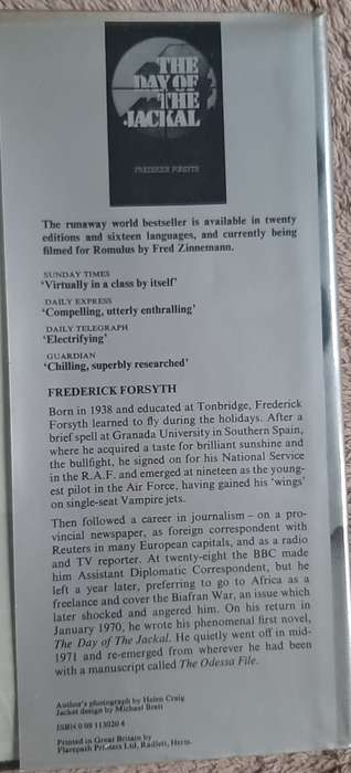 The Odessa File Author: Frederick Forsyth