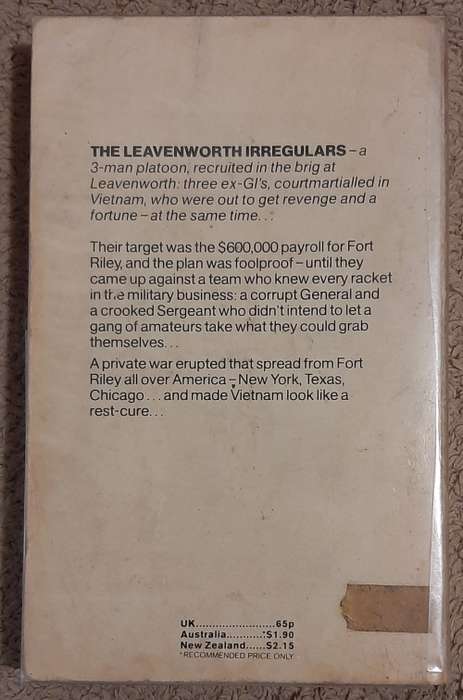 The Leavenworth Irregulars  Author: William D. Blankenship