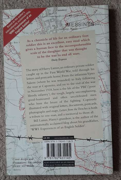 Letters from the Trenches: A Soldier of the Great War.   Author: Bill Lamin