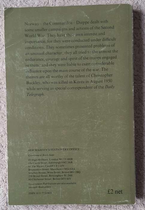 1939-1945 Norway: The Commandos: Dieppe  Author: