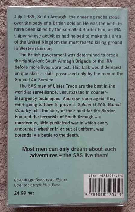Soldier U. S.A.S Bandit Country Author : Peter Corrigan