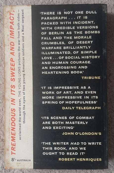 The Young Lions  Author: Irwin Shaw