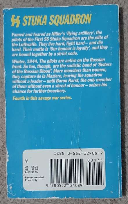 SS Stuka Squadron 4 Blood Mission  Author: Leo Kessler