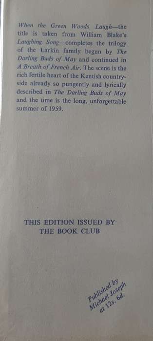 When the Green Woods Laugh  Author: H. E. Bates