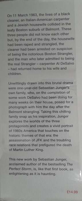 A Death in Belmont - Author: Sebastian Junger