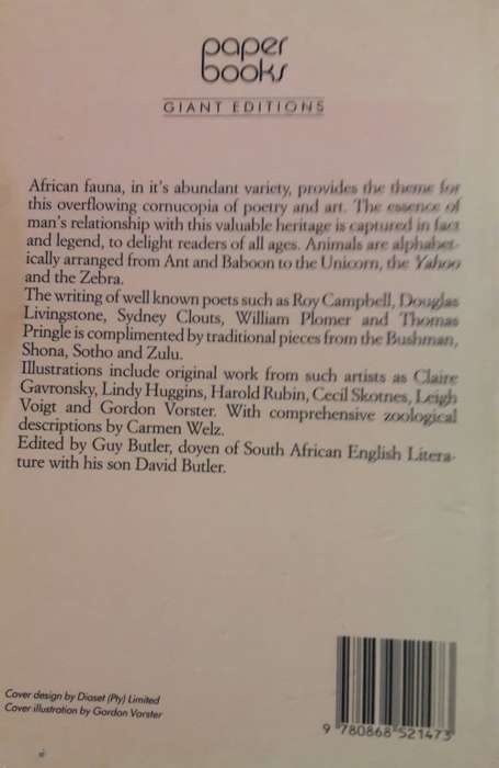 Out of the African Ark -  Edited by David and Guy Butler