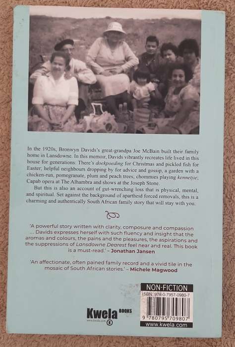 Lansdowne Dearest: My family`s story of forced removals - Author: Bronwyn Davids