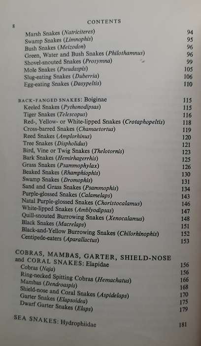 A Field Guide to the Snakes of Southern Africa - Author: V.F.M FitzSimons