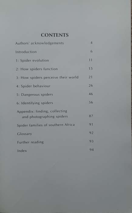 Spiders of Southern Africa - Author: Astri and John Leroy
