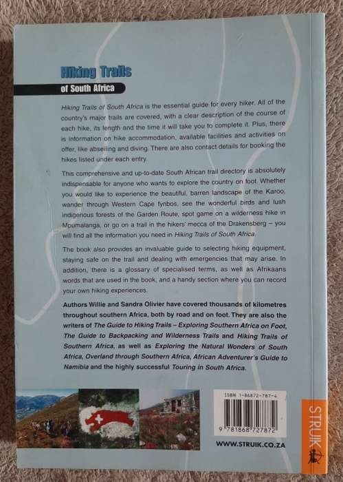 Hikinf Trails of South Africa - Author: Willie and Sandra Olivier