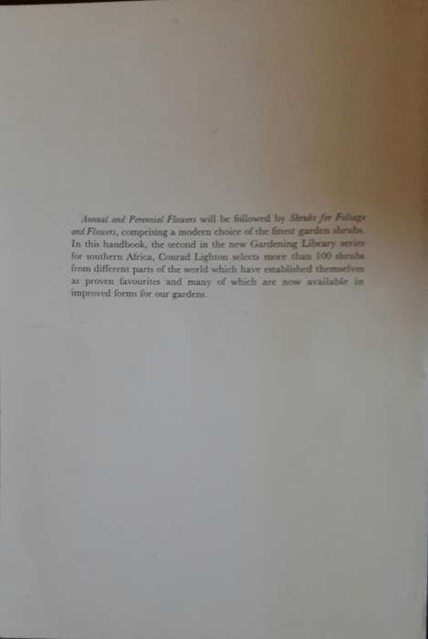 Annual and Perennial Flowers - Conrad Lighton
