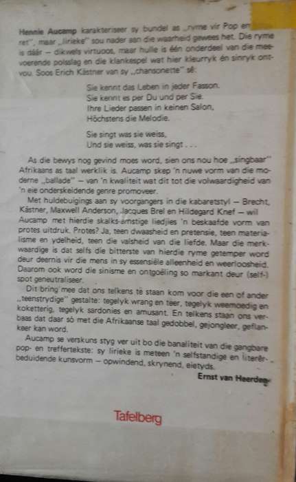 Die Lewe is `n Grens Hotel - Hennie Aucamp