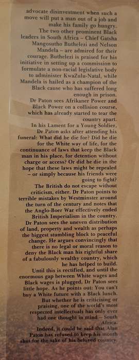 Save the Beloved Country - Author: Alan Paton