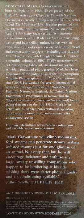 Last Chance to See: In the Footsteps of Douglas Adams - Author: Mark Carwardine
