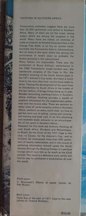 Yachting in South Africa - Author: Anthony Hocking