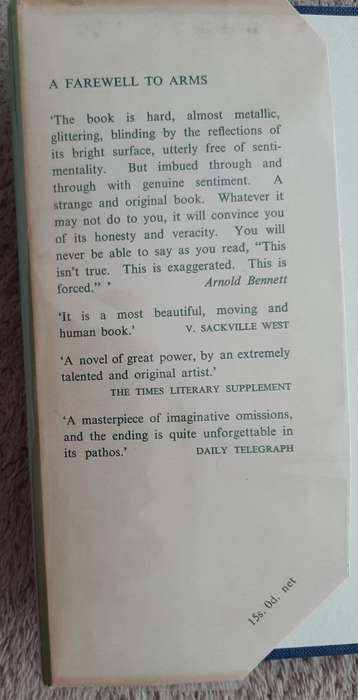 A Farewell to Arms - Author: Ernest Hemingway