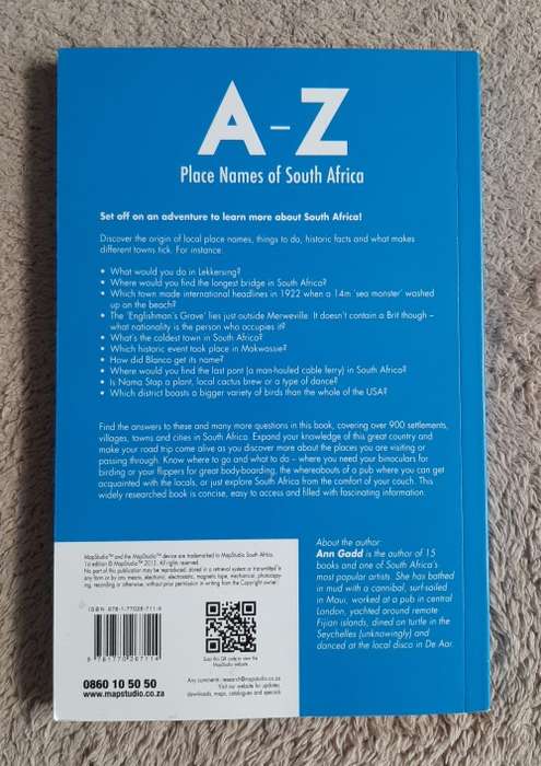 A - Z Place Names of South Africa - Author: Ann Gadd