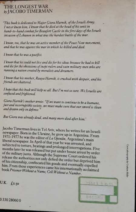 The Longest War - Jacobo Timerman