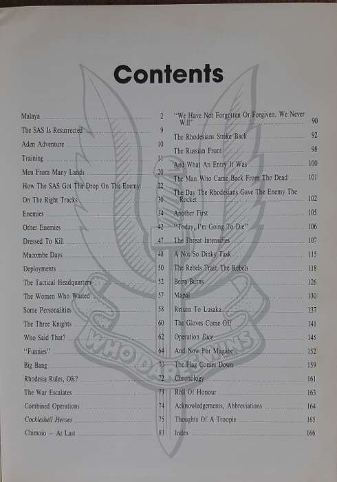 The Elite: Pictorial: Rhodesian Special Air Service - Author: Barbara Cole