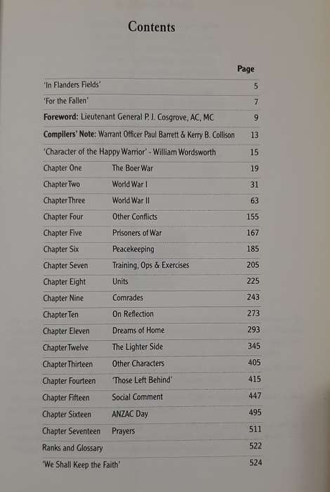 The Happy Warrior - Author: Paul Berrett (Warrant Officer Class 2) and Kerry B. Collison