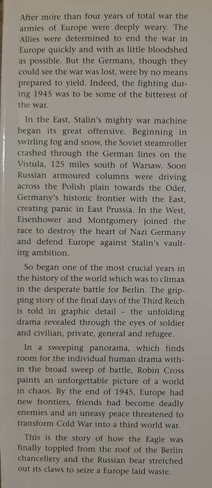 Fallen Eagle: The Last Days of the Third Reich - Author: Robin Cross