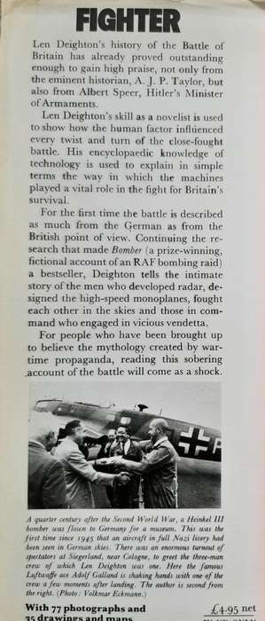 Fighter:The True Story of the Battle of Britain - Author: Len Deighton