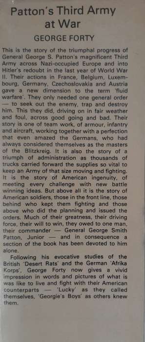 Patton`s Third Army at War - Author: George Forty