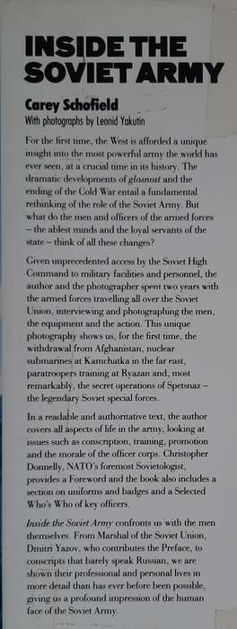 Inside the Soviet Army - Author: Carey Schofield