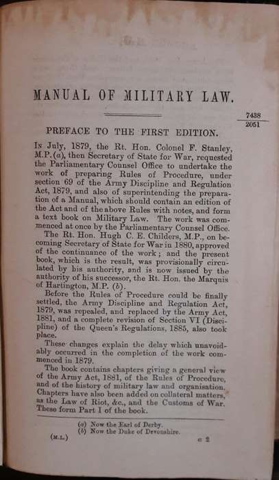 Manual of Military Law