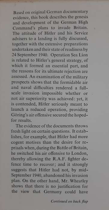 Operation Sea Lion - Author: Ronald Wheatley