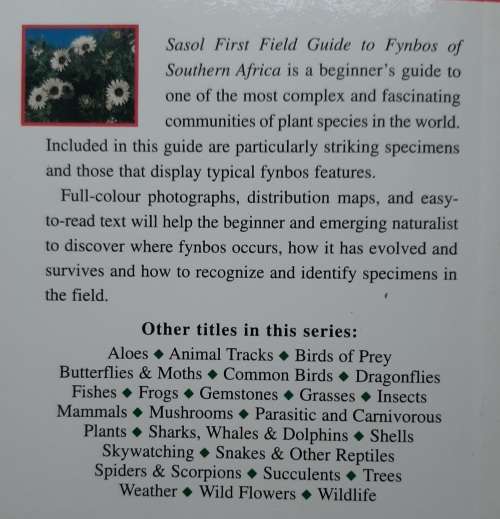Sasol First Field Guide to Fynbos of Southern Africa - Author: John Manning