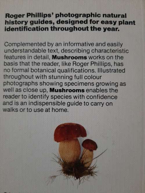 The Photographic Guide to Identify Common and Important Mushrooms by Roger Phillips