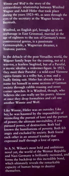 Winnie and Wolf - Author: A. N. Wilson