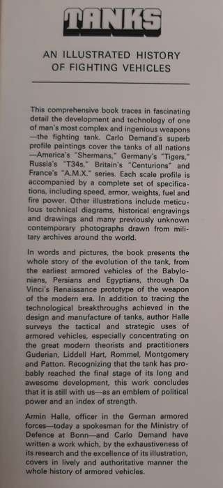 Tanks:  An Illustrated History of Fighting Vehicles - Author: Armin Halle and Carlo Demand
