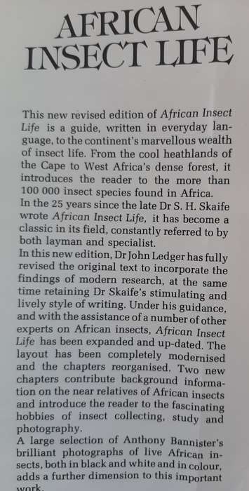 African Insect Life. S.H. Skaife