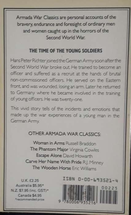 The Time of The Young Soldiers - Hans Peter Richter