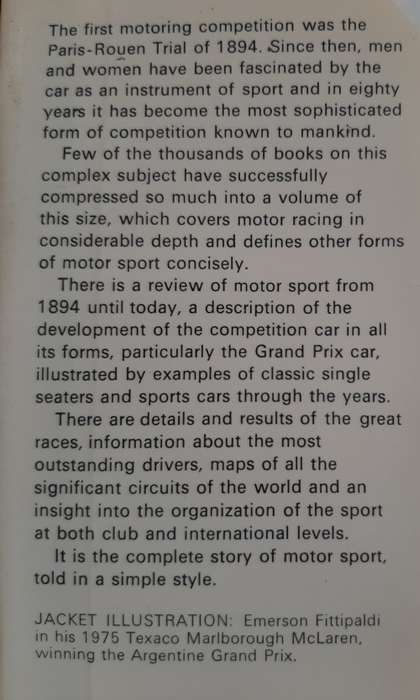 The Observer`s Book of Motor Sport - Author: Graham Macbeth