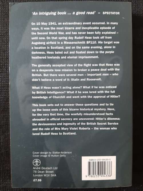 Hess: The British Conspiracy - Author: John Harris & M.J. Trow
