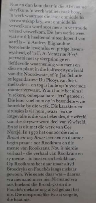 Brood vir my Broer - Author: Cor Nortjé