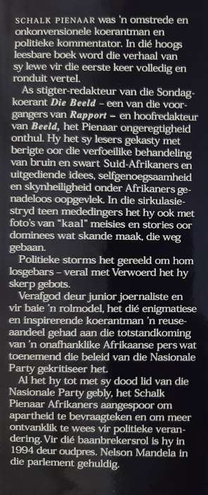 Voorloper: Die lewe van Schalk Pienaar - Author: Alex Mouton