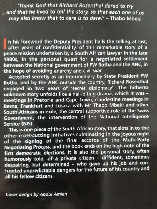 Mission Improbable: A Piece of the South African Story - Author: Richard Rosenthal