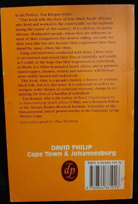 Facing the Storm: Portraits of Black Lives in Rural S.A. - Author: Tim Keegan