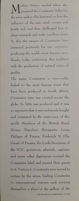 Groot Constantia 1685-1885: Its owners & occupants - Author: Matthijs P S vander Merwe