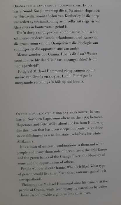 Orania - Author: Michael Hammond & Hanlie Retief