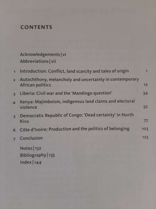 Politics of Origin in Africa: Autochthony, citizenship & conflict - Author: Morten Boas & Kevin Dunn